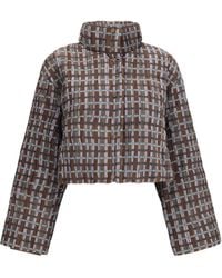 GONGDID DESIGN - Short Padded High-Neck Jacket - Lyst