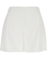 Le Plain - Shorts With Semi-Elasticated Waist And Side Closure - Lyst