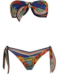 Zimmermann - Alight Illustration-print Bikini - Lyst