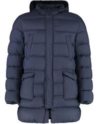 Herno - Long Hooded Down Jacket - Lyst