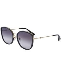 Gucci - Sunglasses Square Full Rim, Frame And Gradient Lens Gg0606Sk001 - Lyst