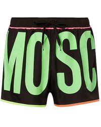 Moschino - Swim Logo Swim Shorts - Lyst