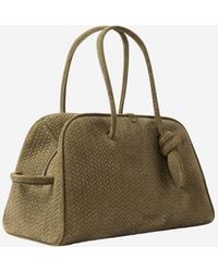 Jacquemus - Bowling Bag Calfskin Leather Handbags - Lyst