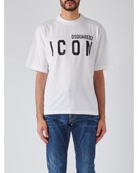 DSquared² - Be Icon Loose Fit Tee T-Shirt - Lyst