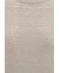 Brunello Cucinelli - T-Shirt Crewneck Short-Sleeve Linen T-Shirts & Jerseys - Lyst