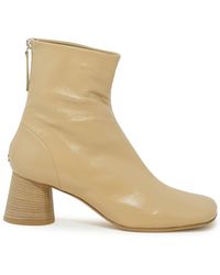 Halmanera - Leather Glaze Ankle Boots - Lyst