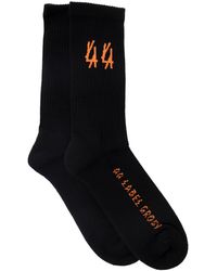 44 Label Group - Socks With Contrasting Logo Detail - Lyst