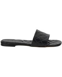 Bottega Veneta - Braided Pattern Amy Flat Mule Shoes - Lyst