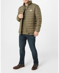 TRUE RELIGION - Horseshoe Logo Puffer Jacket Clothing Coats - Lyst