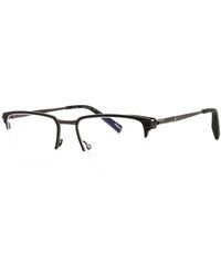 Chopard - Eyeglasses Rectangle Semi Rim, Shiny Gunmetal Frame And Clear Demo Lenses Lens Vchl20V0K56 - Lyst