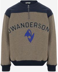 JW Anderson - Wool-Blend Logo Sweatshirt Sweater - Lyst