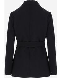 Gucci - Wool And Silk Blend Coat - Lyst
