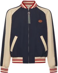 Valentino Garavani - Wool And Cotton Bomber Jacket - Lyst