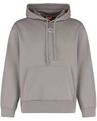 DIESEL - S-Macs-Hood-Od Cotton Hoodie - Lyst