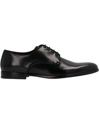 Chaussures lacées à sequins brodés Dolce & Gabbana pour homme en coloris Noir Homme Chaussures Chaussures  à lacets Chaussures Oxford 