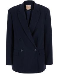 Twinset - Blazer Classic Tech Fabric Polyester Blazers - Lyst