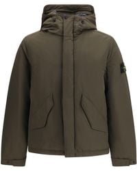 Stone Island - Padded Micro Twill Jacket - Lyst