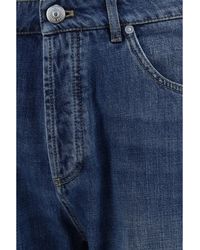 Brunello Cucinelli - Straight Five-Pocket Jeans - Lyst