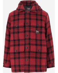 Woolrich - Wool Blend Jacket With Check Pattern By Todd Snyder - Lyst