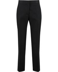 Jil Sander - Wool Cropped Trousers Virgin - Lyst