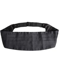 Dolce & Gabbana - Pleated Cummerbund Buckle Closure - Lyst