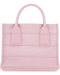 Ferragamo - Salvatore Fabric Beach S Handbag - Lyst