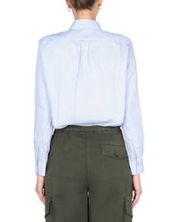 Aspesi - Striped Pattern Shirt Cotton - Lyst
