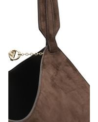 KHAITE - Lotus Small Shoulder Bag Calf Leather Bos Taurus - Lyst