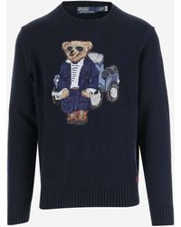 Ralph Lauren - Cotton Polo Bear Sweater - Lyst