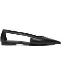Brunello Cucinelli - Leather Pointed Toe Slingback Shoe - Lyst