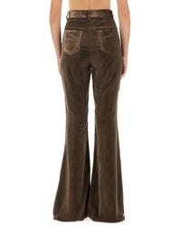 Rick Owens - Bolan Flare Fit Pants Viscose Trousers - Lyst