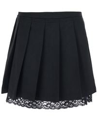 Jucca - Mini Pleated Skirt Tech Fabric Polyester - Lyst