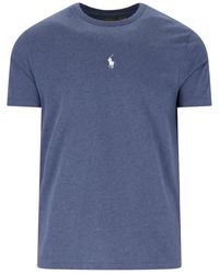 Ralph Lauren - Logo Embroidered Crewneck T-Shirt - Lyst