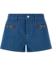 Gucci - Cotton Bermuda Shorts - Lyst