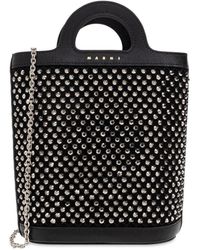 Marni - Embellished Top Handle Bag - Lyst