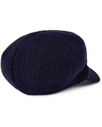 Moncler - Logo Patch Virgin Wool Knit Baseball Cap Accessories Beanies & Hats - Lyst