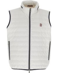 Brunello Cucinelli - Polyamide Sleeveless Jacket Clothing - Lyst