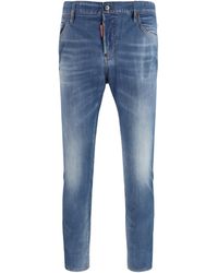 DSquared² - Cotton Jeans With Logo Application - Lyst