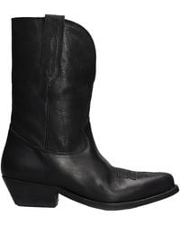 Golden Goose - Smooth Grain Leather Ankle Boots - Lyst