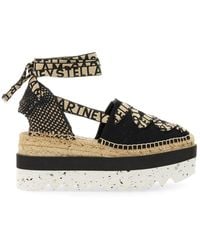 Stella McCartney - Espadrille Gaia Organic Cotton Trainers - Lyst
