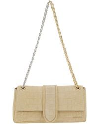 Jacquemus - Le Bambino Chaine Shoulder Bag With Chain Strap And Crocodile-Embossed Effect - Lyst
