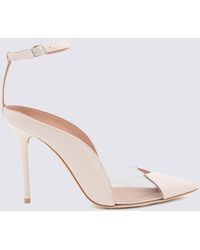 Malone Souliers - Cream Leather Pumps - Lyst