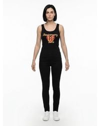 Dolce & Gabbana - Dolce & Gabbana Logo-Embroidered Cotton Tank Top - Lyst