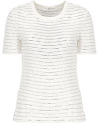 Ermanno Scervino - T-Shirt With Strass - Lyst