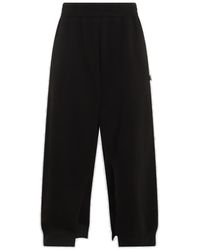 MM6 by Maison Martin Margiela - Silt Detailed Cropped Sweatpants - Lyst