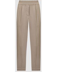 Brunello Cucinelli - Light Relaxed Trousers - Lyst