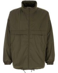 Saint Laurent - Army Polyester Windbreaker - Lyst