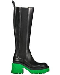 Bottega Veneta - Fl Leather Boots - Lyst