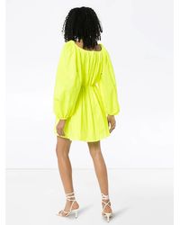 Valentino - Puff Sleeve Mini Dress - Lyst