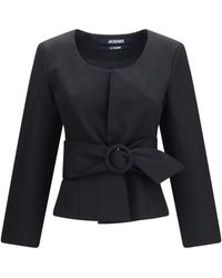 Jacquemus - Miami Wool Jacket Fleece Ovis Aries - Lyst